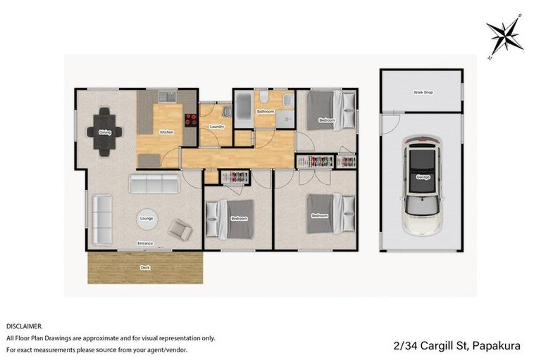 Photo of property in 2/34 Cargill Street, Papakura, 2110