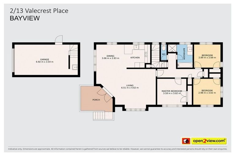 Photo of property in 2/13 Valecrest Place, Bayview, Auckland, 0629