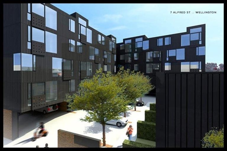 Photo of property in Nouvo Apartments, 4e/21 Rugby Street, Mount Cook, Wellington, 6021