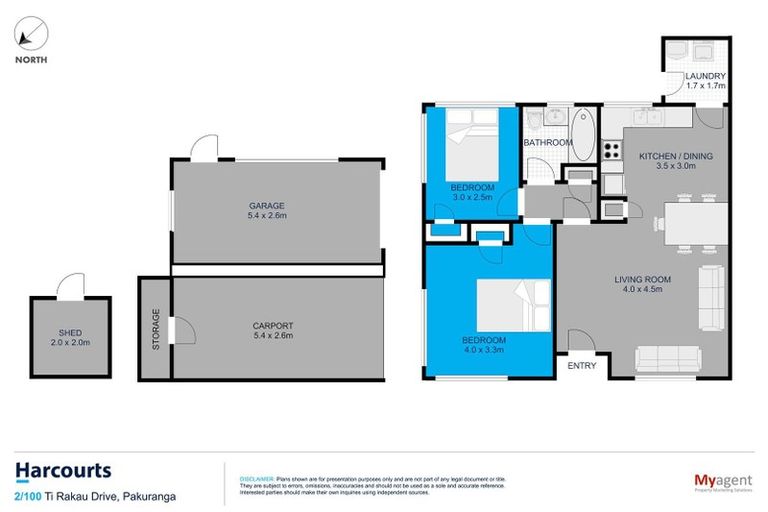 Photo of property in 2/100 Ti Rakau Drive, Pakuranga, Auckland, 2010