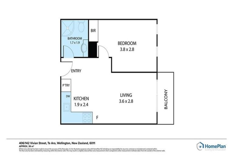 Photo of property in Dual Apartments, 406/142 Vivian Street, Te Aro, Wellington, 6011