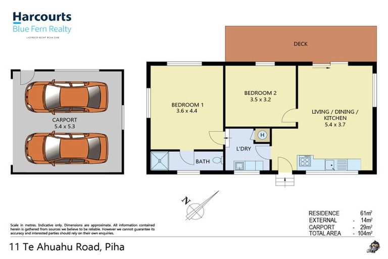 Photo of property in 11 Te Ahuahu Road, Piha, New Lynn, 0772