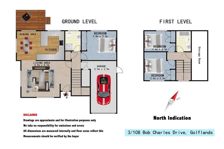 Photo of property in 3/108 Bob Charles Drive, Golflands, Auckland, 2013