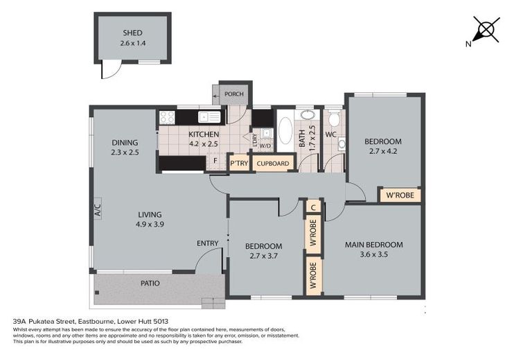 Photo of property in 39a Pukatea Street, Eastbourne, Lower Hutt, 5013