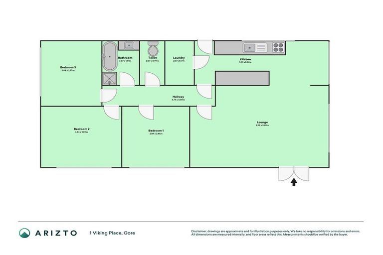 Photo of property in 1 Viking Place, Gore, 9710