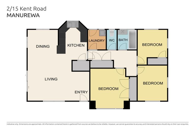 Photo of property in 2/15 Kent Road, Manurewa, Auckland, 2102