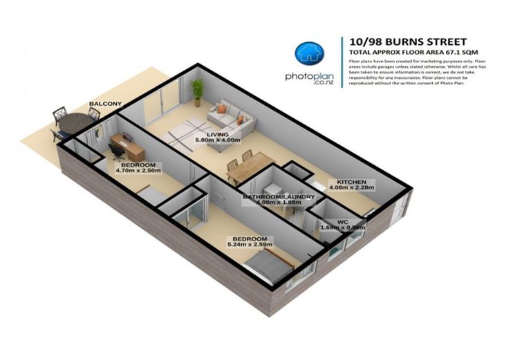 Photo of property in 10/98 Burns Street, Leamington, Cambridge, 3432