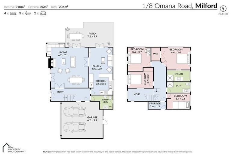 Photo of property in 1/8 Omana Road, Milford, Auckland, 0620