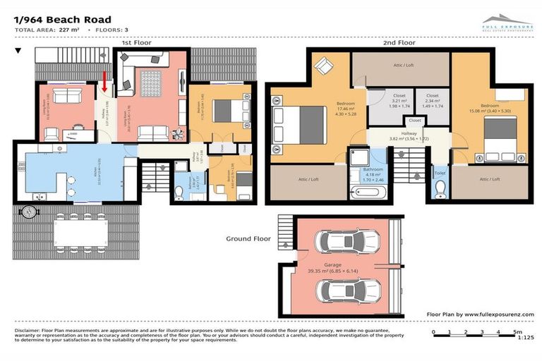 Photo of property in 1/964 Beach Road, Torbay, Auckland, 0630