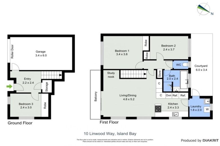 Photo of property in 10 Linwood Way, Island Bay, Wellington, 6023