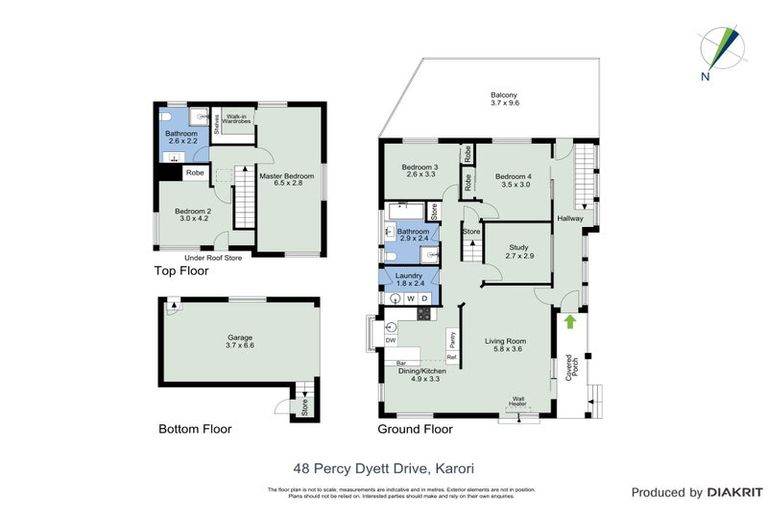 Photo of property in 48 Percy Dyett Drive, Karori, Wellington, 6012