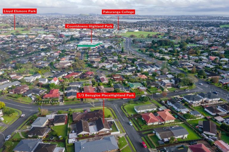 Photo of property in 1/3 Benygloe Place, Highland Park, Auckland, 2010