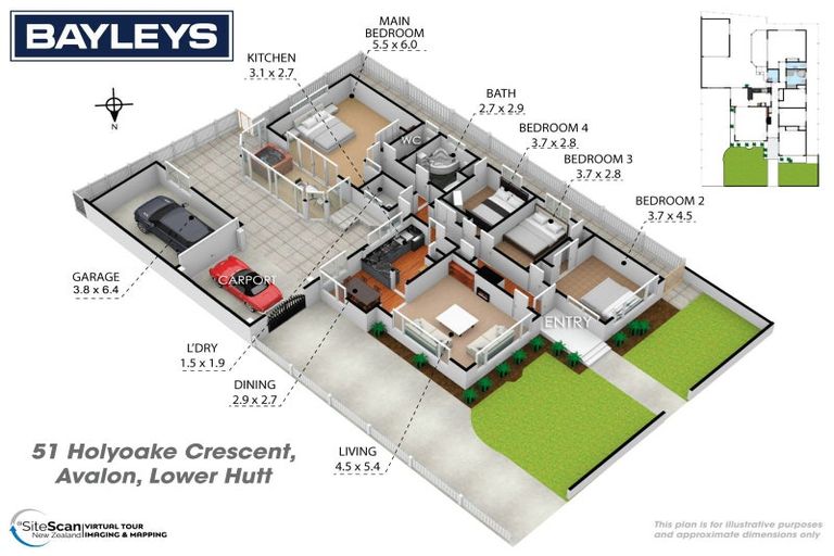 Photo of property in 51 Holyoake Crescent, Avalon, Lower Hutt, 5011