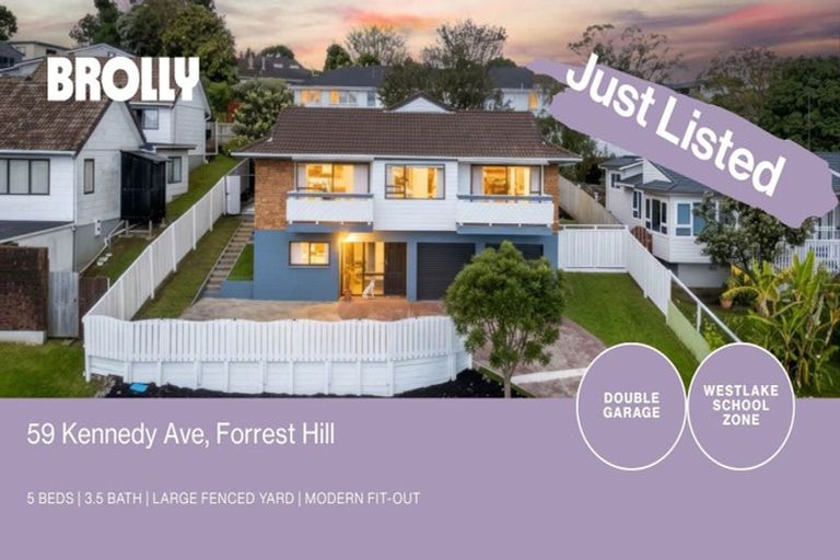 Photo of property in 59 Kennedy Avenue, Forrest Hill, Auckland, 0620