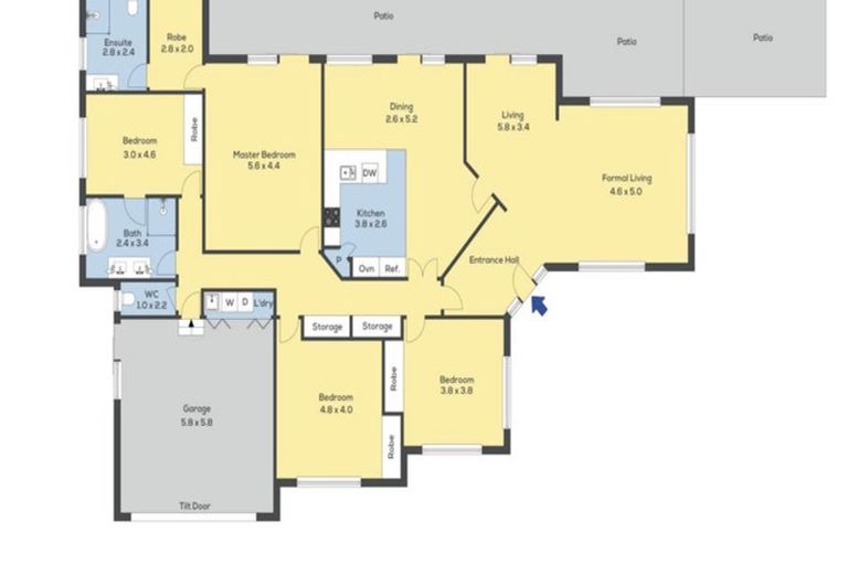 Photo of property in 1 Faldo Drive, Golflands, Auckland, 2013