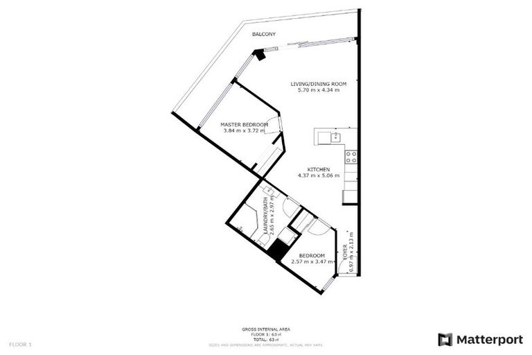 Photo of property in Stadium Garden Flats, 314/107 Thorndon Quay, Pipitea, Wellington, 6011