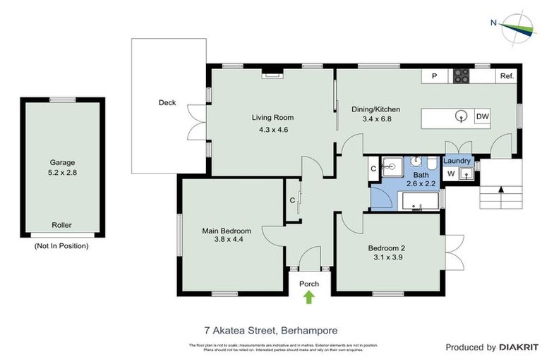 Photo of property in 7 Akatea Street, Berhampore, Wellington, 6023