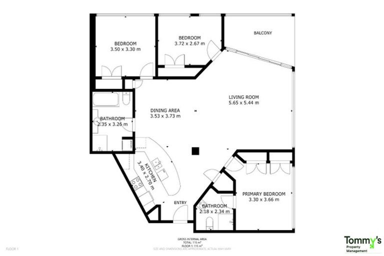 Photo of property in Endeavour Apartments, 9/125 Thorndon Quay, Pipitea, Wellington, 6011