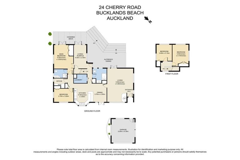 Photo of property in 24 Cherry Road, Bucklands Beach, Auckland, 2014