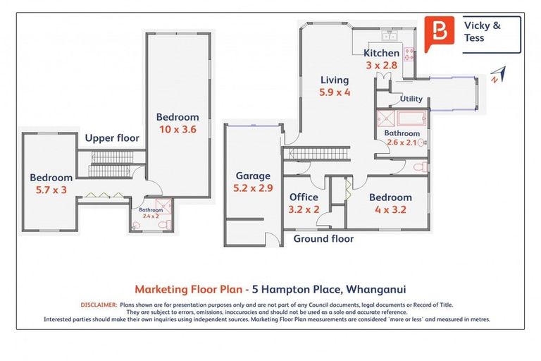 Photo of property in 5 Hampton Place, Springvale, Whanganui, 4501
