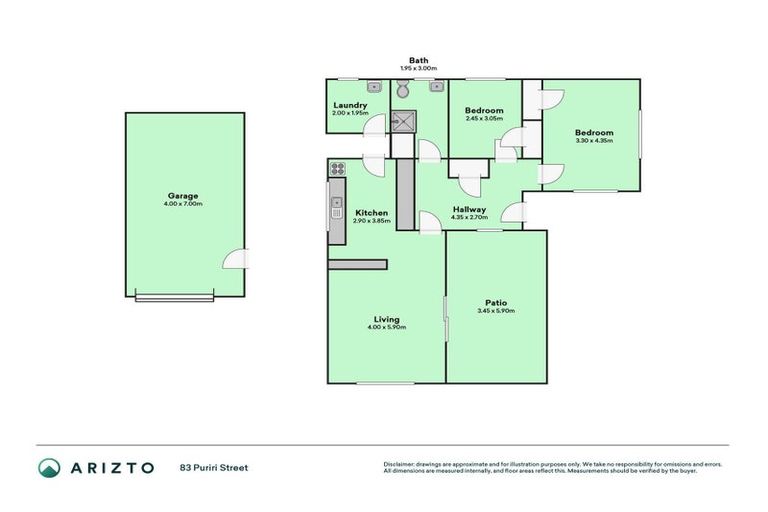 Photo of property in 83 Puriri Street, Gonville, Whanganui, 4501