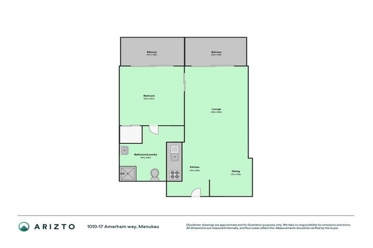 Photo of property in Proximity Apartments, 1010/17 Osterley Way, Manukau, Auckland, 2104