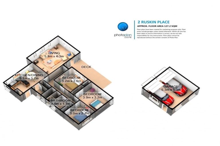 Photo of property in 2 Ruskin Place, Leamington, Cambridge, 3432