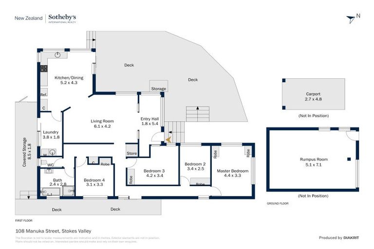 Photo of property in 108 Manuka Street, Stokes Valley, Lower Hutt, 5019