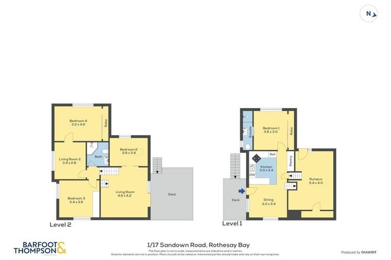 Photo of property in 1/17 Sandown Road, Rothesay Bay, Auckland, 0630