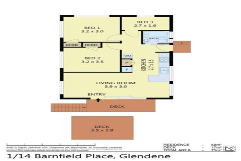 Photo of property in 1/14 Barnfield Place, Glendene, Auckland, 0602