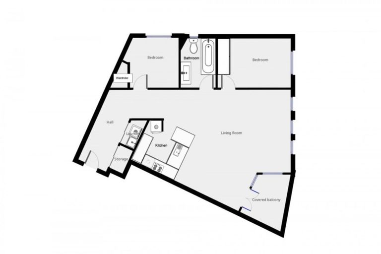 Photo of property in Dominion Apartments, 11/80 Victoria Street, Wellington Central, Wellington, 6011