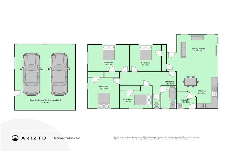 Photo of property in 14 Staverton Crescent, Mangere, Auckland, 2022