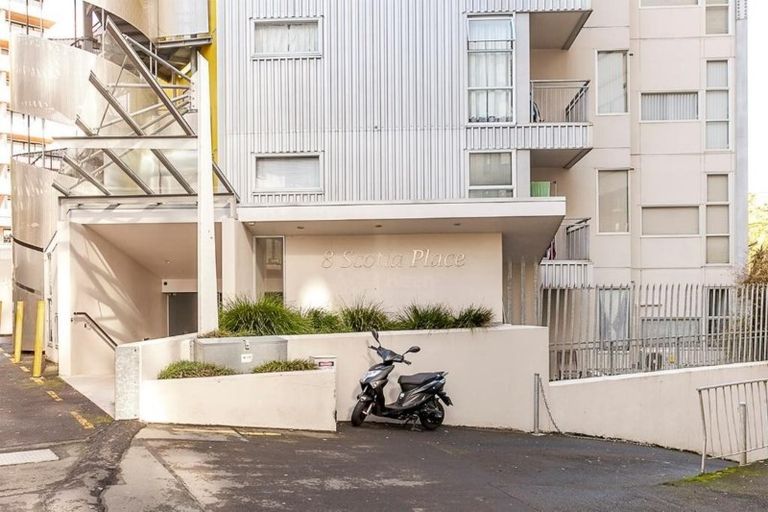 Photo of property in Scotia Tower Apartments, 2f/8 Scotia Place, Auckland Central, Auckland, 1010