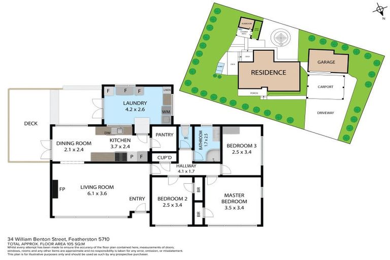 Photo of property in 34 William Benton Street, Featherston, 5710