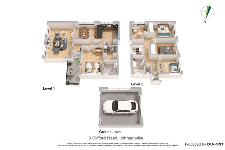 Photo of property in 9 Clifford Road, Johnsonville, Wellington, 6037