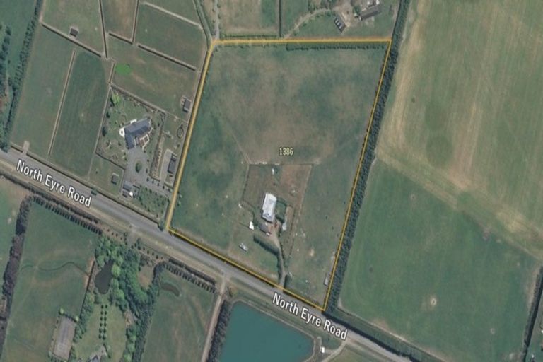 Photo of property in 1386 North Eyre Road, West Eyreton, Rangiora, 7475