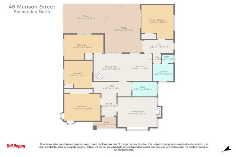 Photo of property in 46 Manson Street, Terrace End, Palmerston North, 4410