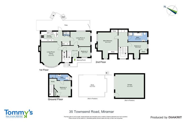 Photo of property in 35 Townsend Road, Miramar, Wellington, 6022