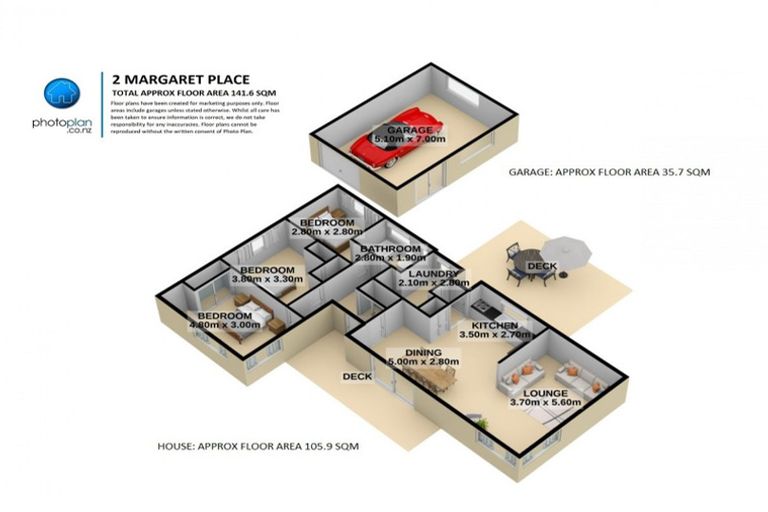 Photo of property in 2 Margaret Place, Deanwell, Hamilton, 3206