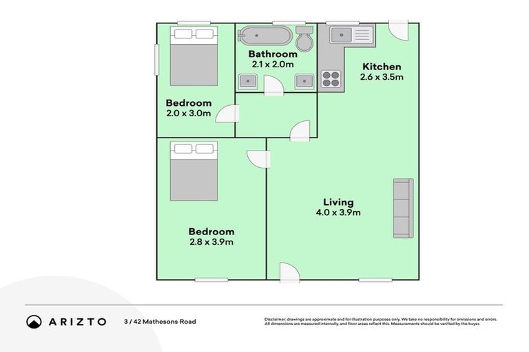 Photo of property in 2/42 Mathesons Road, Phillipstown, Christchurch, 8011