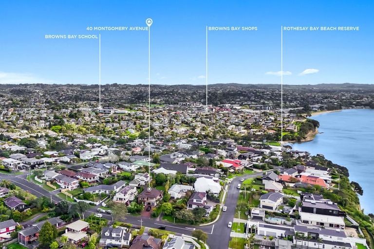 Photo of property in 40 Montgomery Avenue, Rothesay Bay, Auckland, 0630