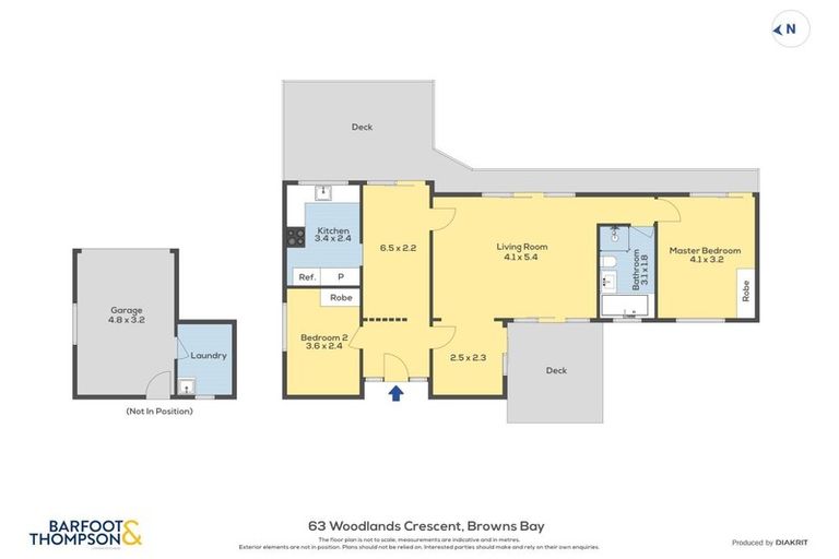 Photo of property in 63 Woodlands Crescent, Browns Bay, Auckland, 0630