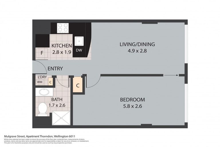 Photo of property in St Pauls Apartments, 98/43 Mulgrave Street, Thorndon, Wellington, 6011