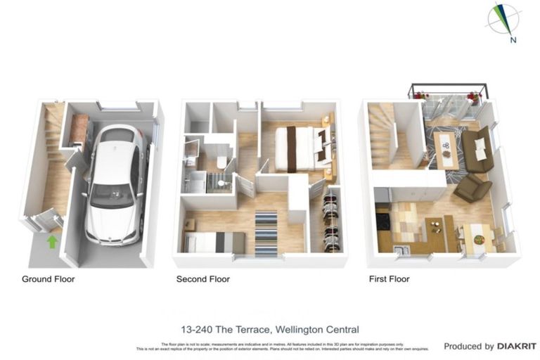 Photo of property in 13/240 The Terrace, Wellington Central, Wellington, 6011