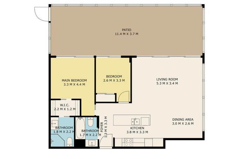 Photo of property in Sentinel Apartments, 401/3 Northcroft Street, Takapuna, Auckland, 0622