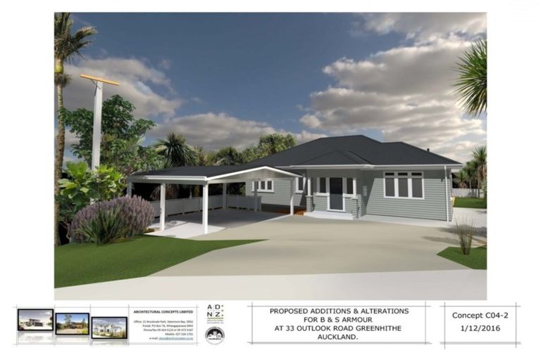 Photo of property in 33 Outlook Road, Greenhithe, Auckland, 0632