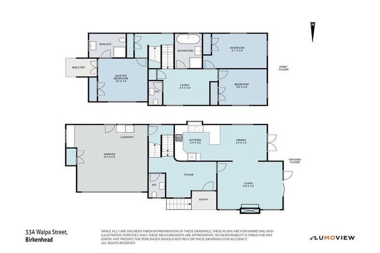 Photo of property in 2/33 Waipa Street, Birkenhead, Auckland, 0626