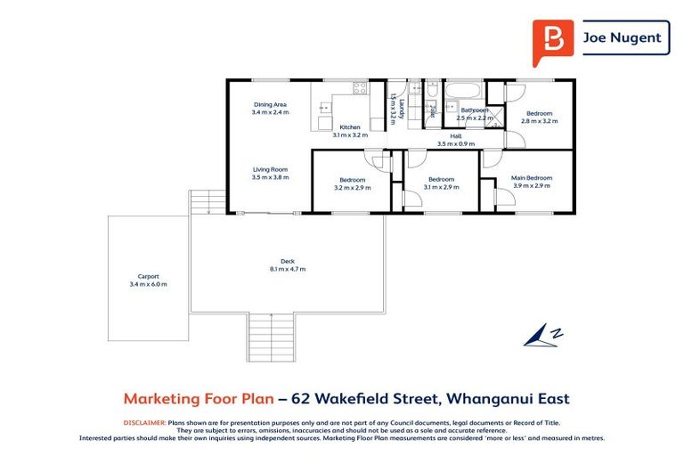 Photo of property in 62 Wakefield Street, Whanganui East, Whanganui, 4500