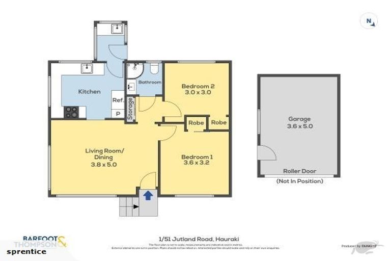 Photo of property in 1/51 Jutland Road, Hauraki, Auckland, 0622