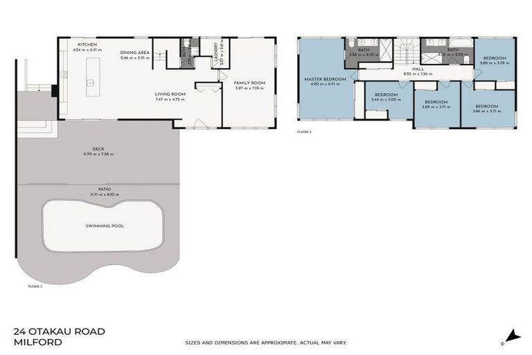 Photo of property in 24 Otakau Road, Milford, Auckland, 0620